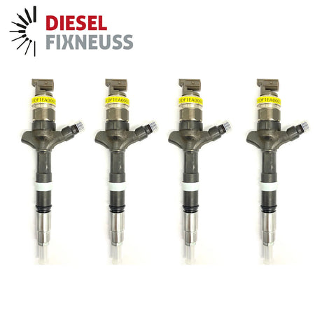 4x Denso brand 16600-AW400 injector for Nissan X-Trail and Primera 2.2 dCi models. Suitable for vehicles with 2184cc engine displacement, 84-143kW (84-215HP) power range. Works with YD22DDTi, YD22DDT and YD22ETI engine codes. Suitable for PRIMERA Hatchback (P12), PRIMERA Traveller (WP12) and X-TRAIL I (T30) models (including FWD and 4x4 versions). Also known by reference numbers DCRI105130 and HRD613.