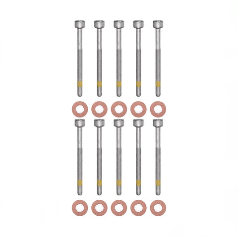 10x Zylinderschraube und 15×7.15×2.0 mm Dichtringe Einspritzdüse für Mercedes