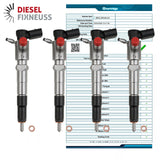4x Einspritzdüse FORD TRANSIT MK8 2.0 CUSTOM ECOBLUE FOCUS VDO 2215551 JB3Q9K546AA