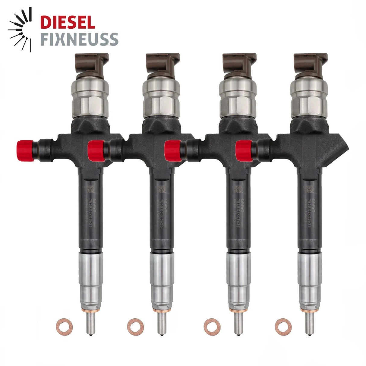 4x Mazda 6 Einspritzdüse Denso Rf8G13H50 Original 2.0D 140 PS 2009