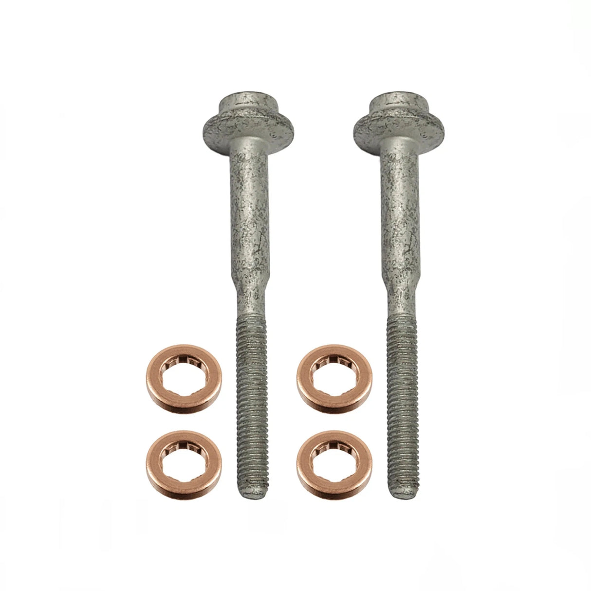 2x Dehnschrauben WHT003187 und 13×7.7×2.5 mm Kupferdichtring 1.6 TDI