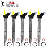 5x Inyector VW Crafter 2.5 TDI 076130277 0445115029 0445115028